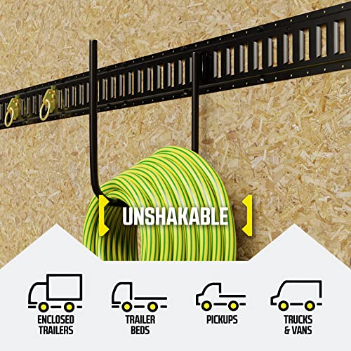 E Track U Hooks 9" 4-Pack – Heavy Duty Hanging Hooks view 6