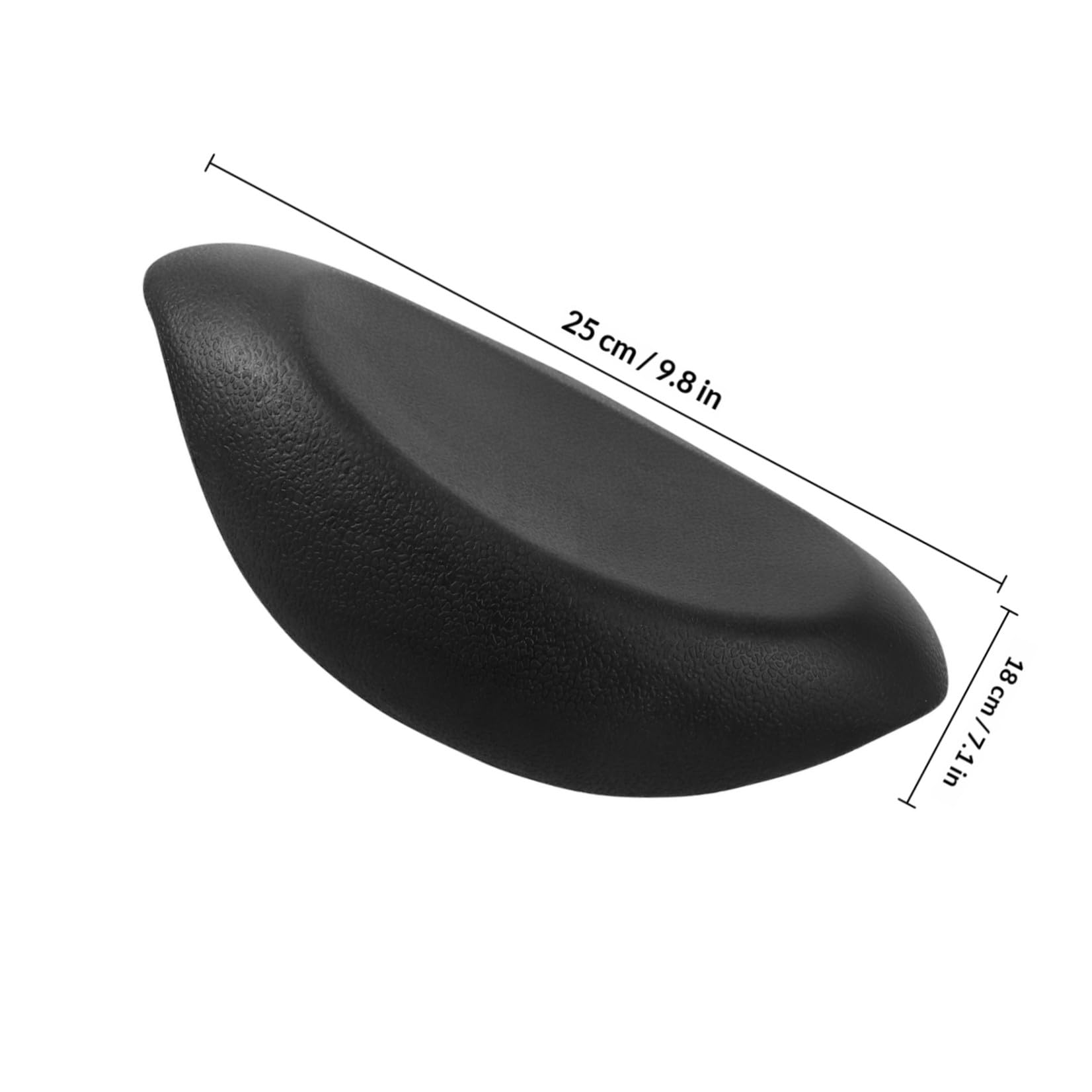 POPETPOP Cuscino da Bagno in Pu Supporto e Collo, Ventose Resistenti, Design Ergonomico per Doccia e Spa