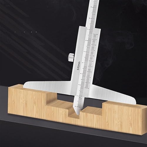 Miniatura 6 de Utoolmart Medidor de profundidad Vernier Caliper 5.906 in X 0.001 in, herramienta de medición de acero al carbono de precisión 1 unids