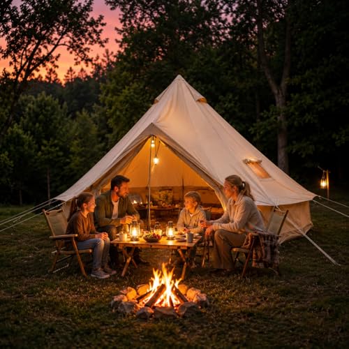 13.1ft Bell Tent with Stove Jack
