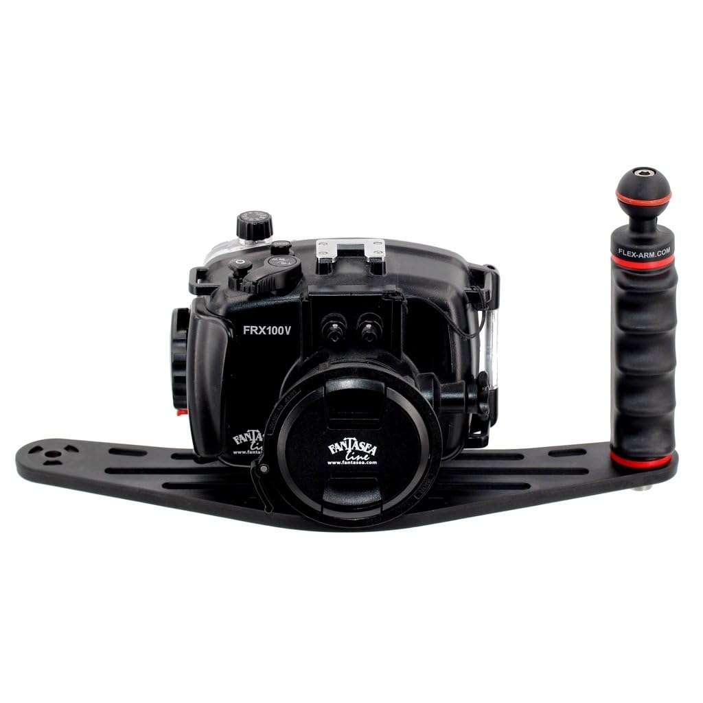 ST20203 - Soporte para fundas de fotografía subacuática con mango con bola de 25 mm, fotosub