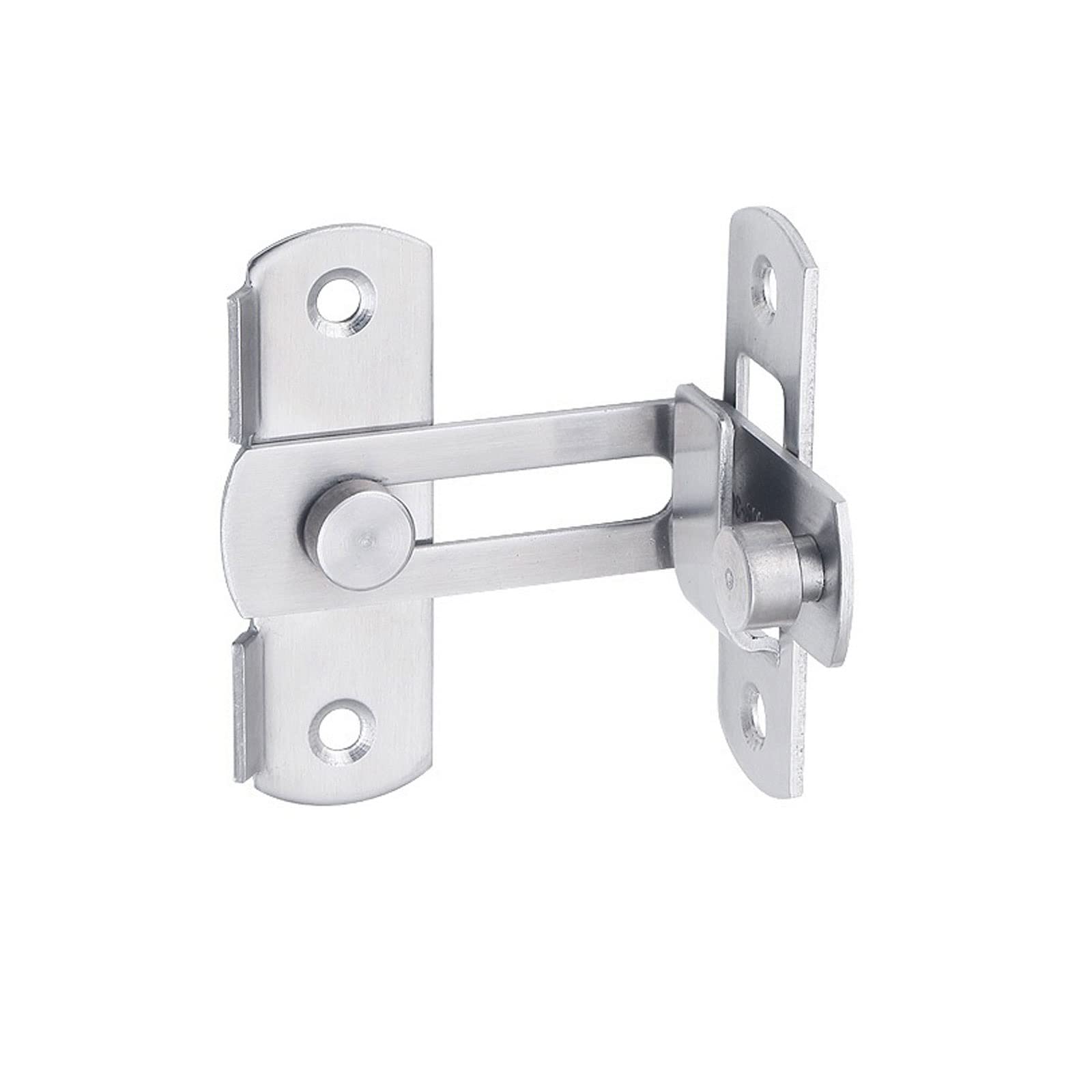 SFJSFIMQ Door Locks and Latches Door Latch for Locking Door Lock Bolt Closet Window Door Lock(Silver)