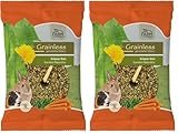JR Grainless Kräuter-Rad Karotte Petersilie 140g (Packung mit 2)