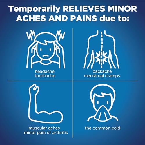 Amazon Basic Care Naproxen Sodium 220 mg Liquid Gels, Pain Reliever/Fever Reducer (NSAID), Headache, Backache, Menstrual Pain, Arthritis Pain, 12-Hour Relief, 180 Count (previously A+ health) - image 5