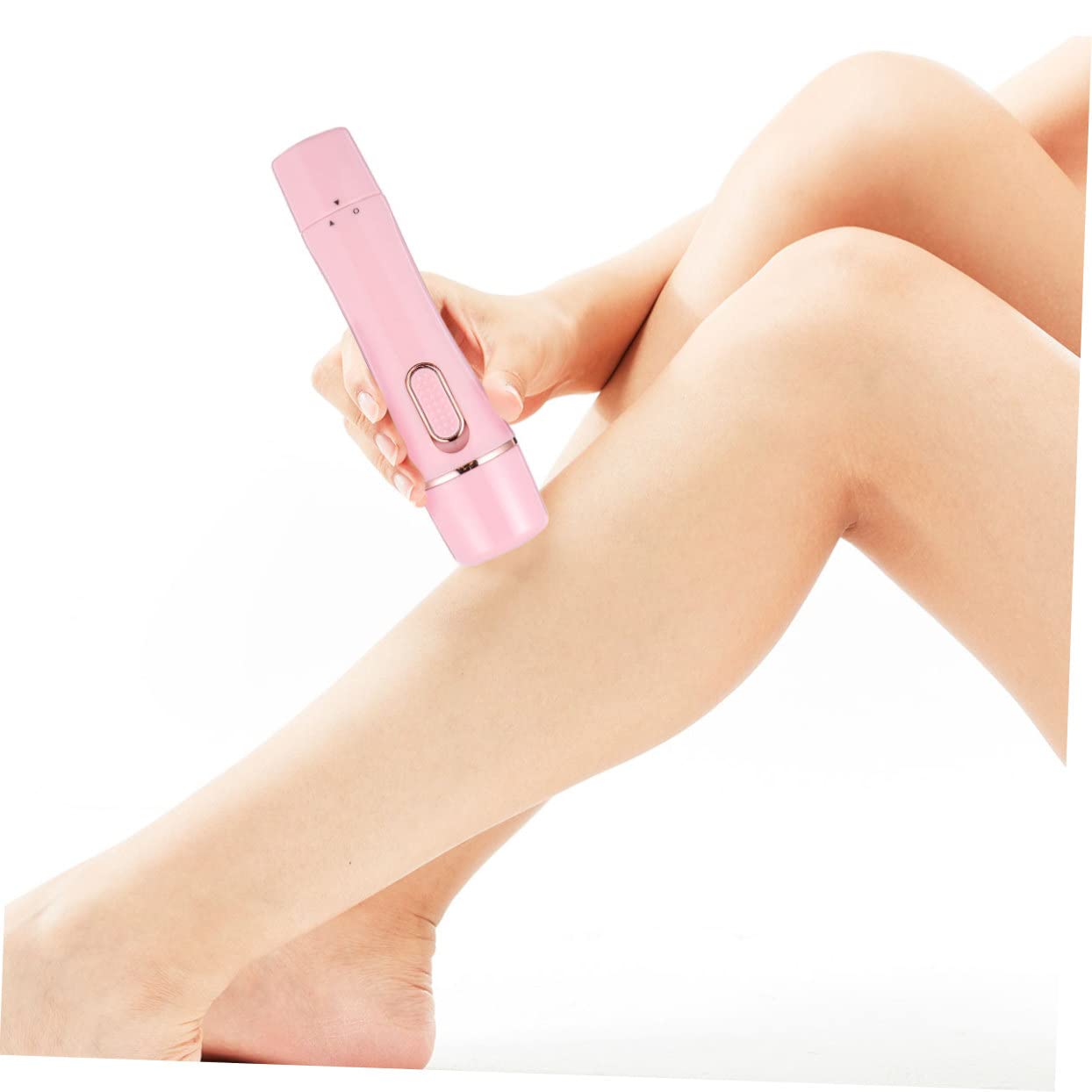 DOITOOL 4-in-1 Elektrischer Haarentferner für Damen mit USB Ladung Schmerzfreie Haarentfernung Abs Material Inklusive Nasenhaarschneider und Augenbrauen Trimmer für Reisen und Tasche