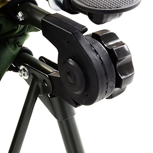 Foto von Divero - Profi Karpfenliege Campingliege mit 6 Schlammfüßen Angelliege grün