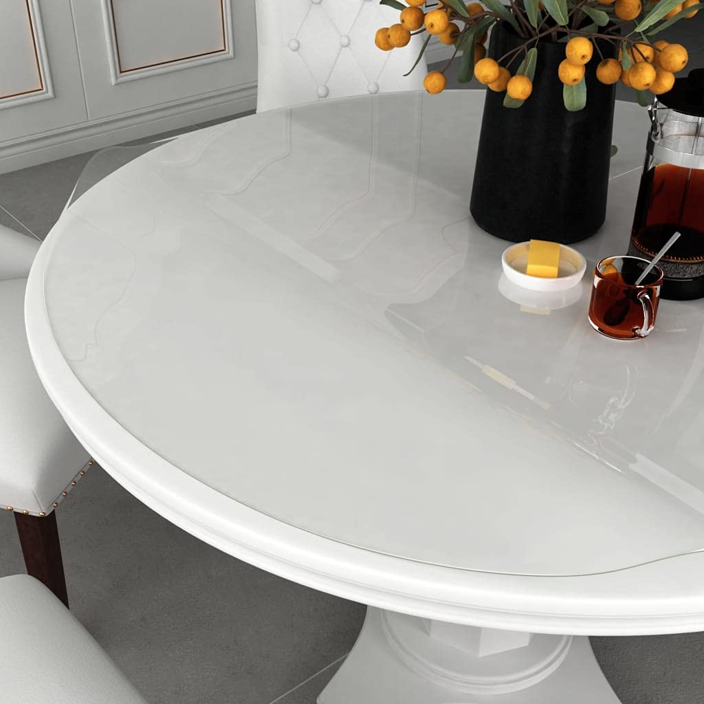 Protector de mesa transparente de 2 mm que evita arañazos y manchas en superficies de 100 cm