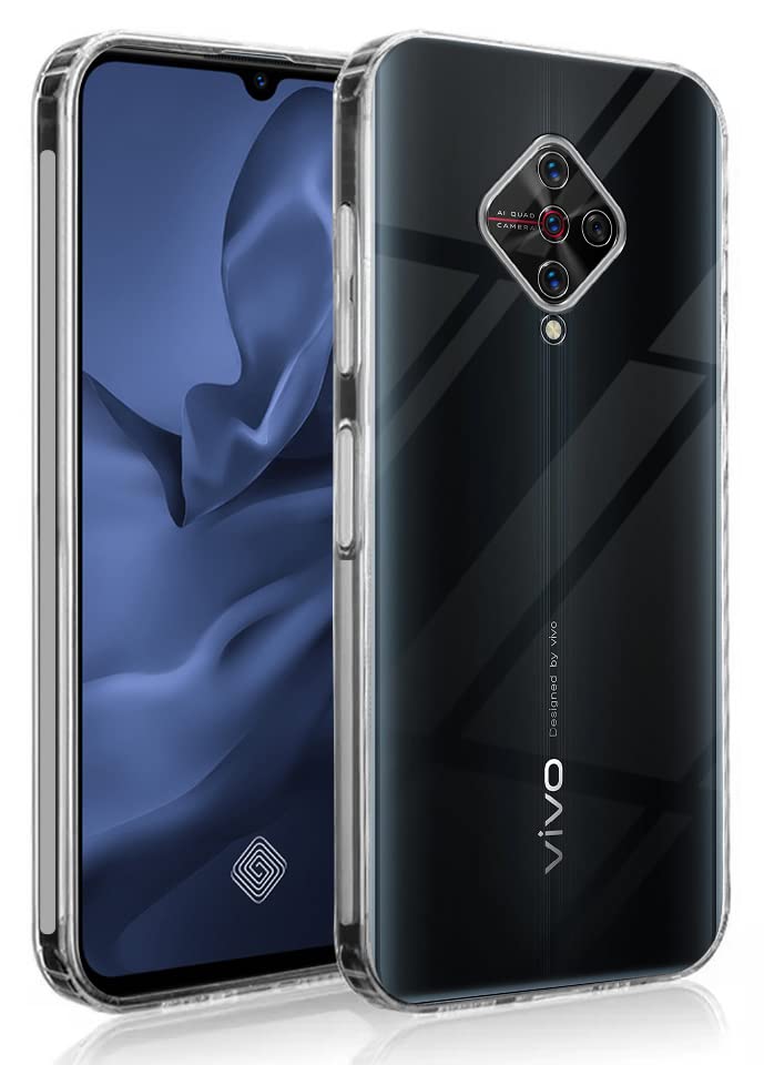 Jkobi Back Cover Case for Vivo S1 Pro (Silicone Crystal Clear | Pure Camera Protection | Soft and Flexible for Charger and Headphone sockets | Shockproof Bumpers | Transparent) (B0BDMGCF23) Amazon Price History, Amazon Price Tracker