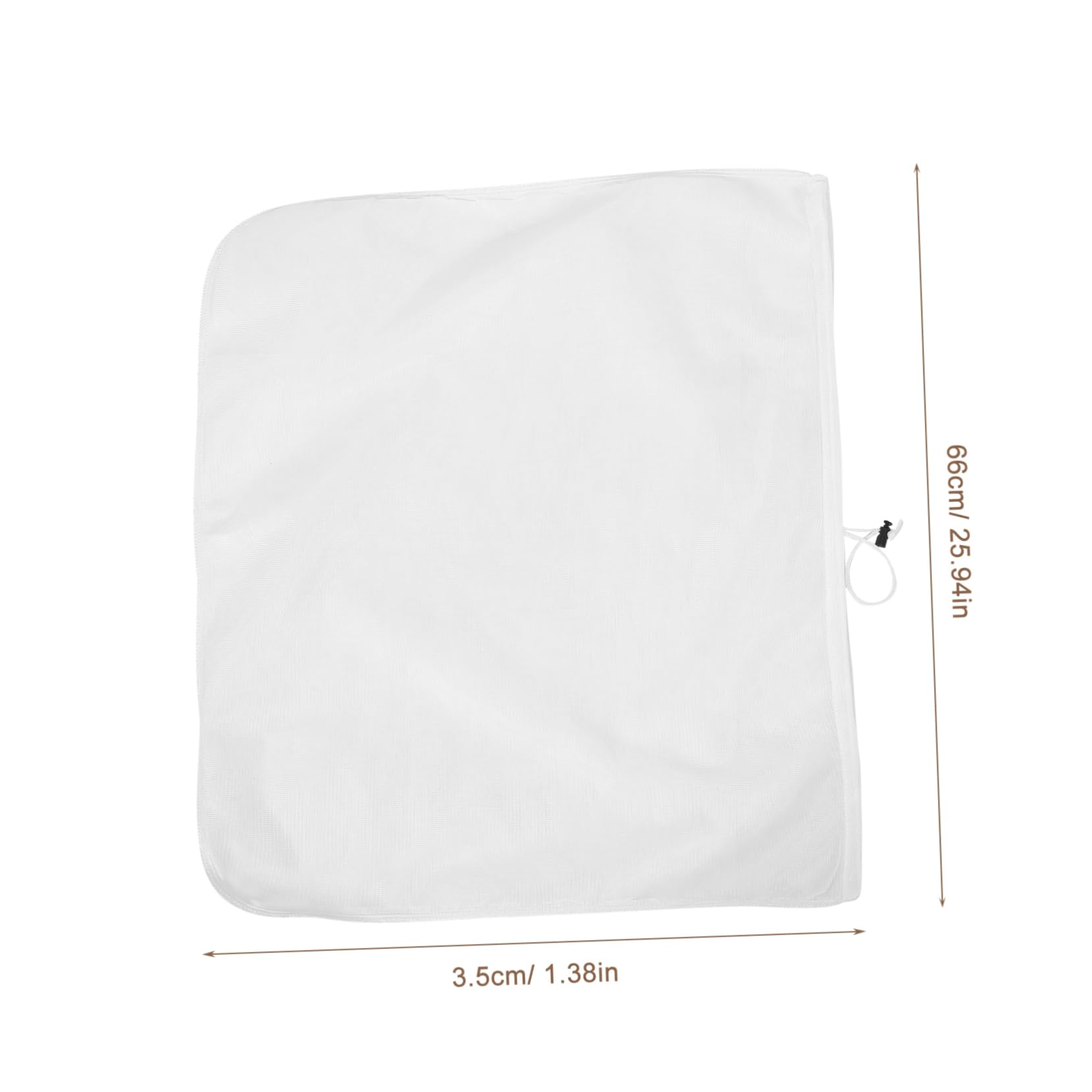 MUCKLILY 5pcs Reusable Brewing Bags Fine Mesh Strainer Filter Pouches Drawstring for Cheese and Yogurt Making Easy to Clean