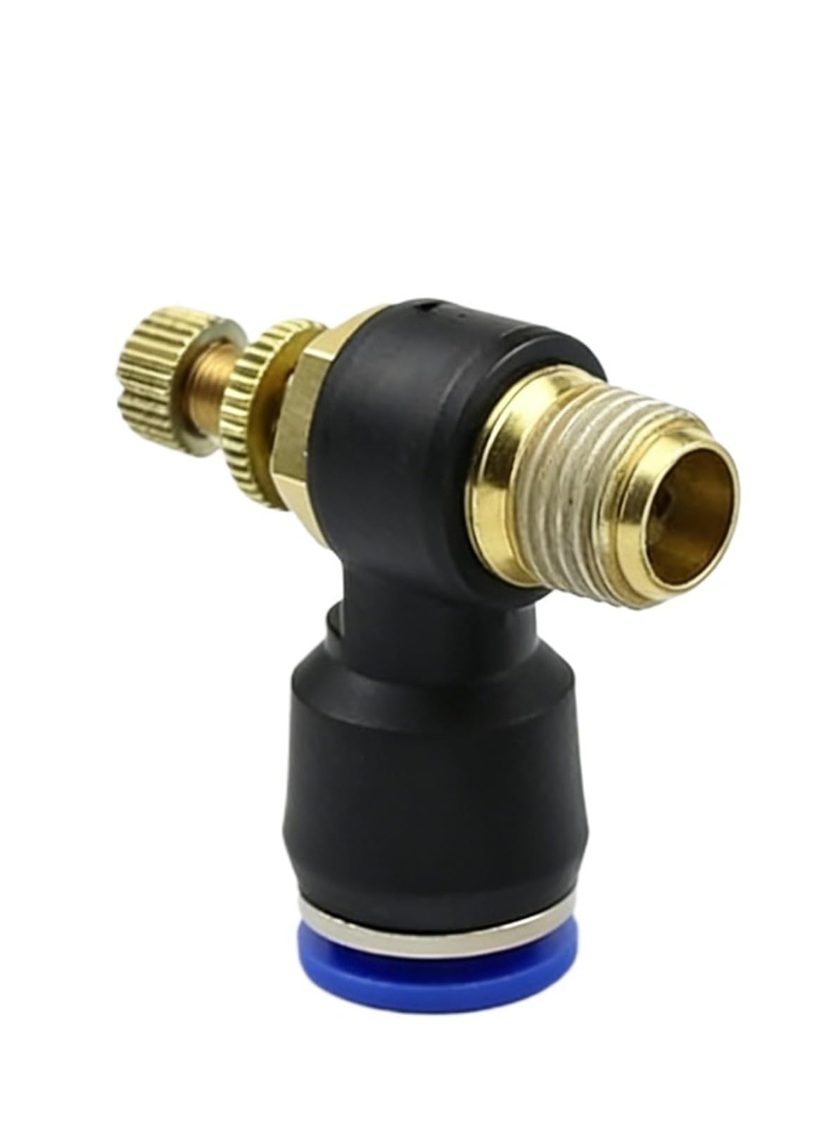 Pneumatic Air Flow Control Valve Push to Connect Speed Controller