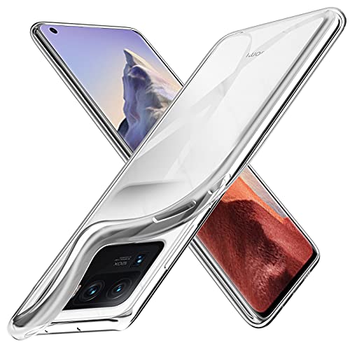 db11 Crystal Clear mi 11 Ultra Hülle, Transparent Silikon TPU Case Ultradünn Soft Cover Handyhülle Schutzhülle für mi 11 Ultra Smartphone, Transparent Cover