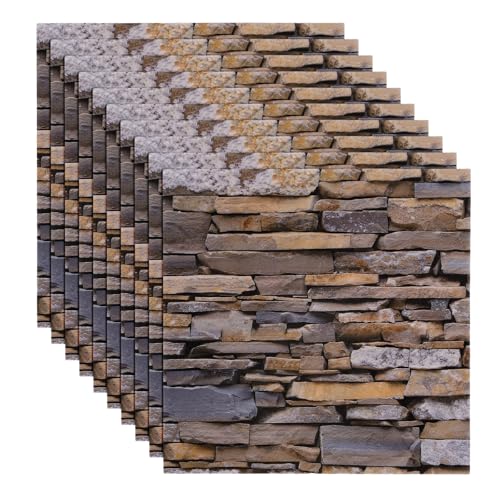 Azulejos de piedra impermeables para cubrir azulejos viejos sin obras QUARKZMAN de PVC