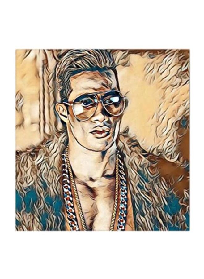 RYN Mohamed Ramadan Mdf Wall Art Multicolour 30X30Centimeter RYART1809