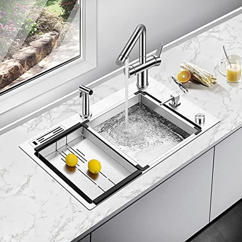 Image of practicalWs Marble Paper Granite Gray /White Roll Kitchen Countertop Cabinet Furniture is Renovated Thick PVC Easy to Remove 17.71 inch x 393.7 inch