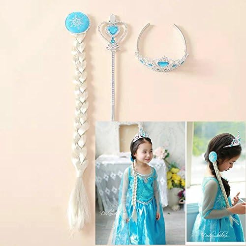 Amazon 子供用髪飾り ディズニー Frozen エルザElsa アナと雪の女王 髪飾り ギッズ飾り ヘアバンド 女の子髪飾り3セット