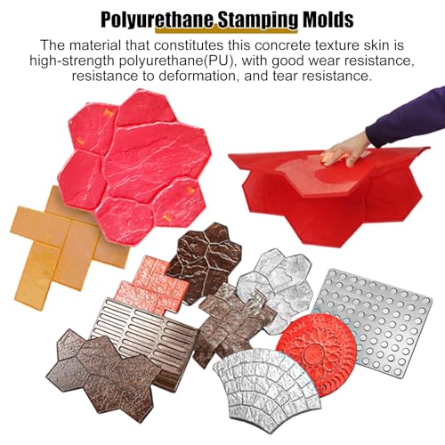 Moldes para estampado de hormigón, pavimentos y tapetes impresos 2