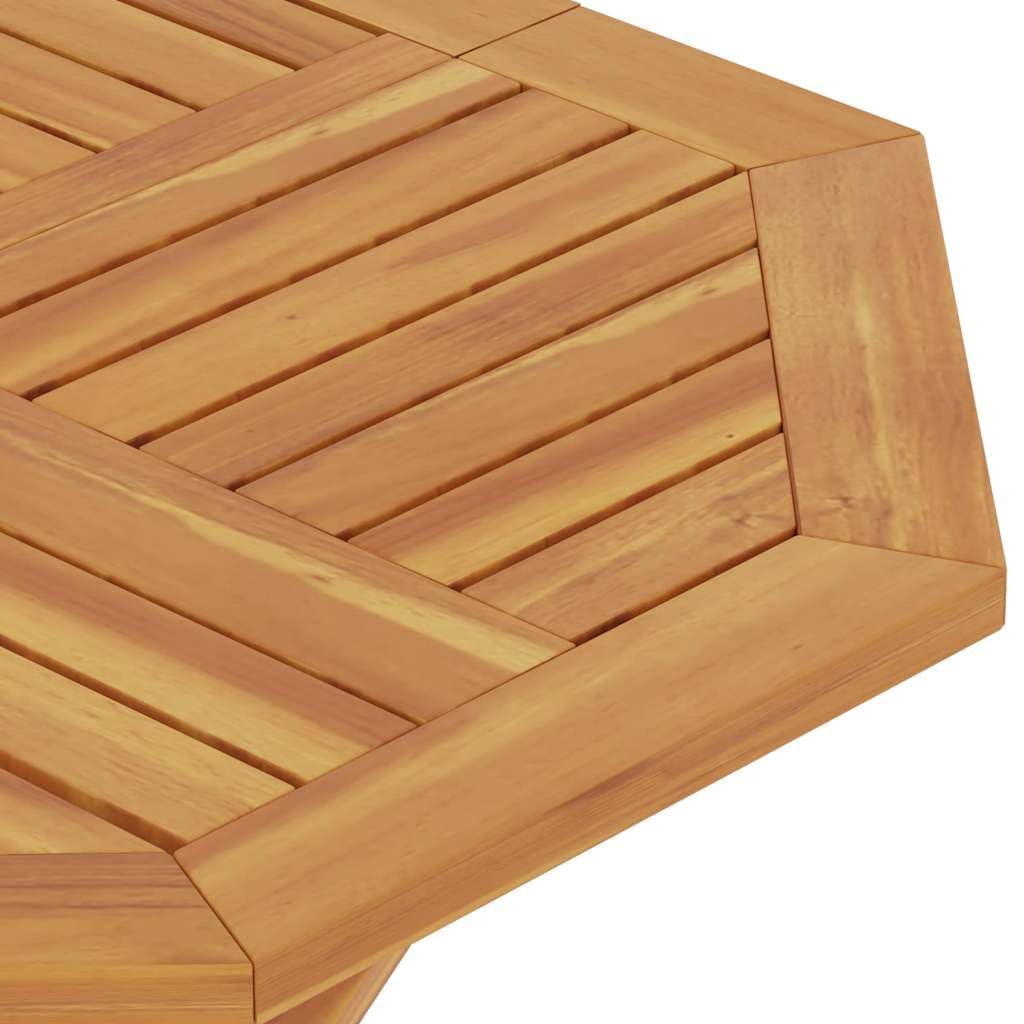 Mesa de jardín Plegable Madera de Teca Maciza 85x85x76 cm