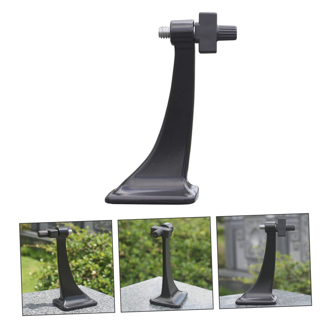 HOMSFOU 4Pcs Binoculares Binoculares De Aluminio Sujetar Abrazadera Soporte Neutral Turismo Binocular Soporte Accesorios Trípode Aleación Hilo Trípode Adaptador Reloj Pájaro Binocular
