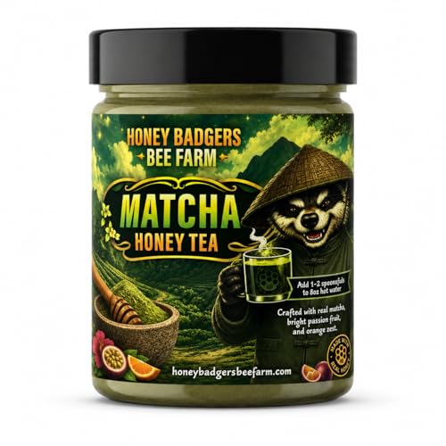 Té Matcha verde con miel sabor maracuyá