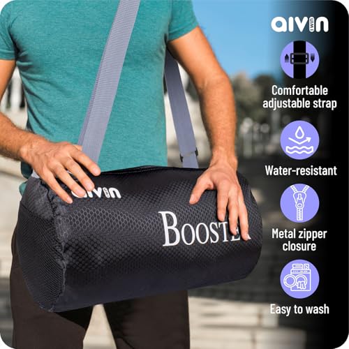 Image of Aivin Booster Multipurpose Gym Bag | Gym Bags | Adjustable Shoulder Bag for Men |Duffle Gym Bags for Men | Fitness Bag|Carry Bags|Sports & Travel Bag|Sports Kit| Duffle Bags Travel