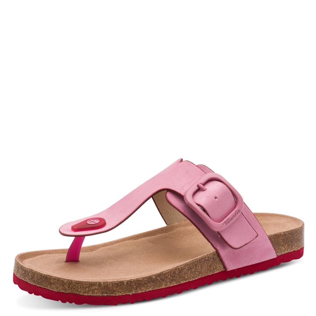Tamaris Women Footbed Slide flat pink 5 UK