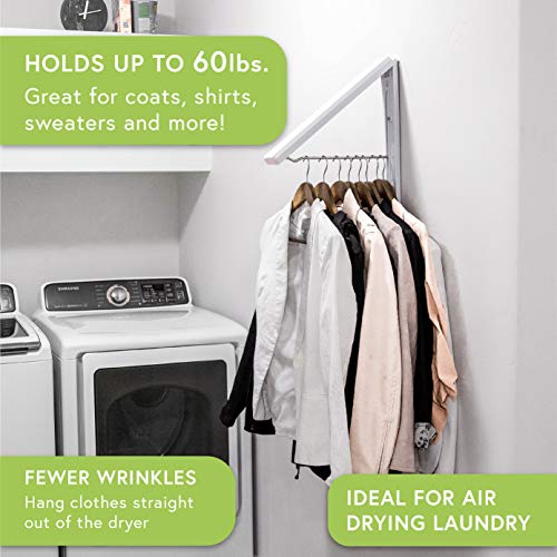 Instahanger Closet Organizer, The Original Folding Drying Rack, Wall Mount - 2 Pack #TOP2