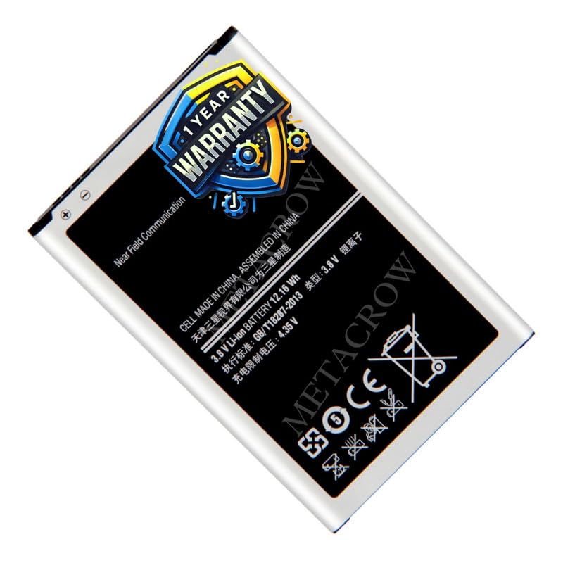 Image of Original EB-B800BE Battery Compatible for Samsung Galaxy Note 3 - (3200mAh) - 1 Year Warranty JK1