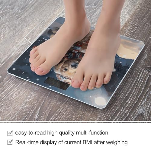 Báscula Digital de Baño FekiLoot con Plataforma Ancha miniatura 5
