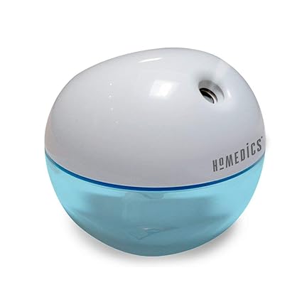 Homedics Personal Cool Mist Ultrasonic Humidifier, White