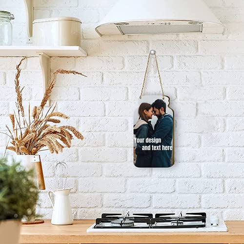 Gepersonaliseerde Decoratieve Houten Schilderij, Huis Fles-vormige Houten Frame Muur Hut Decoratie Aangepaste Foto/Tekst (Fles) - Image 4