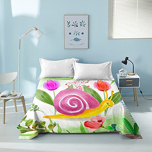 Housse de couette 200x200cm douce et infroissable ensemble literie fleurs