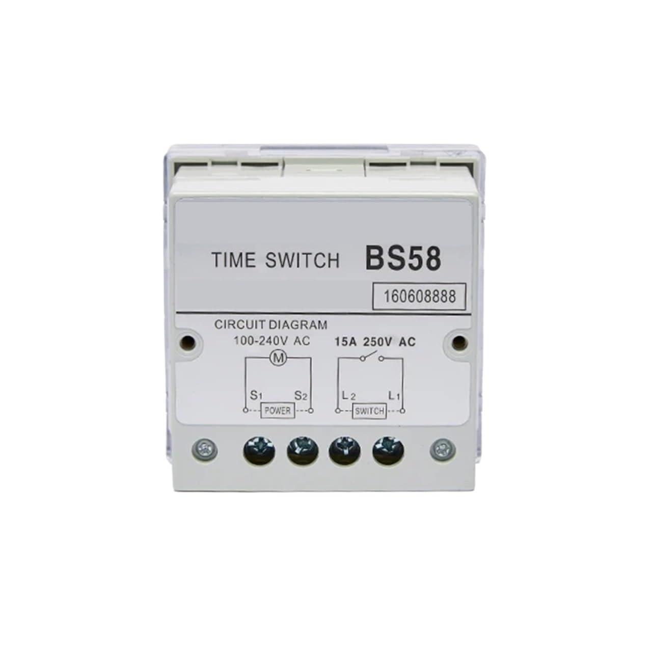 Mini Timer Meccanico, con 96 Volte di accensione/spegnimento al Giorno. unità di impostazione Minima 15 Minuti (Size : 110V)