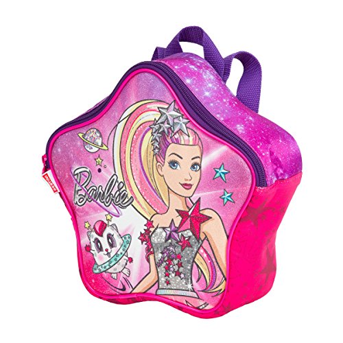 Kit Mochila Infantil Barbie Aventura nas Estrelas Sestini Lancheira Estojo Rosa