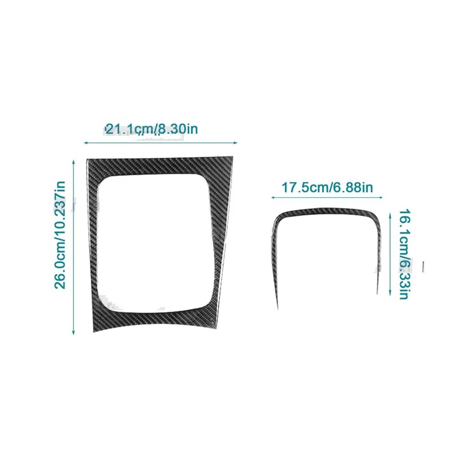 Rivestimento Centrale Compatibile Con Chrysler 300 300C 2015 2016 2017 2018 2019 2020 2021 2022 2023 LHD RHD Copertura Decorativa Dell'adesivo Pannello Centrale Del Cambio