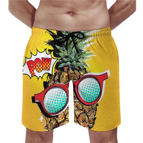 Shorts de bain homme cordon de serrage pour un maintien parfait à la piscine