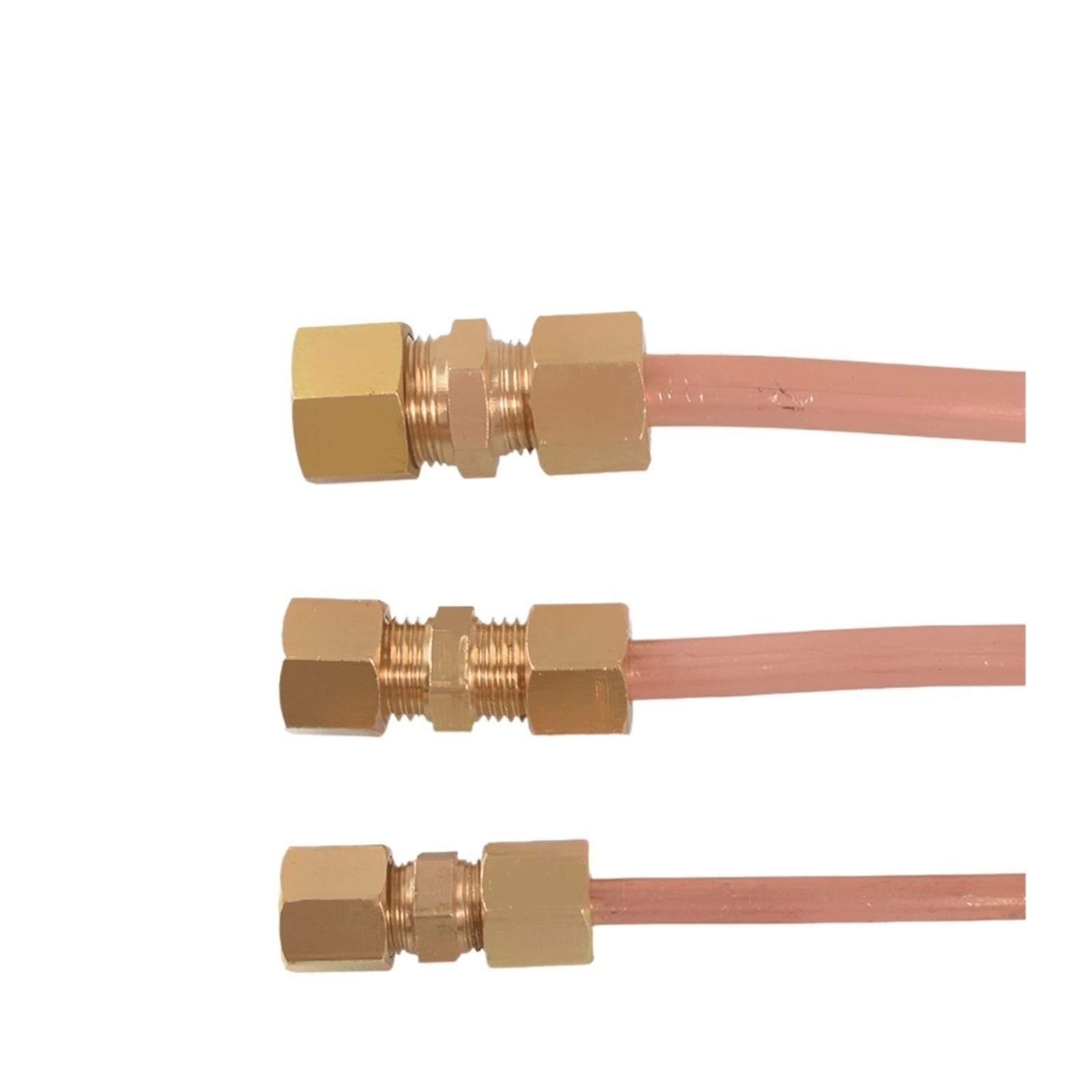 Acoplamiento de conector de tubería de latón con unión de compresión de tubo de 6/8/10/12/15/16-28 mm de diámetro exterior(28mm)