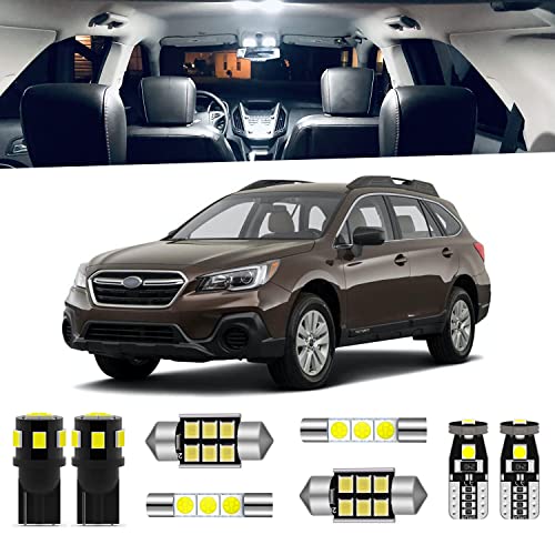 Kit de Luces LED Interior 12 Piezas para Subaru Outback miniatura 1