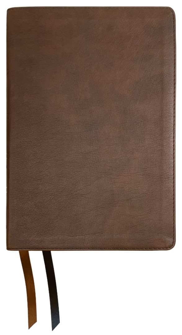 NASB Side-Column Reference Bible, Brown, Leathertex, 1995 text Imitation Leather – November 20, 2023