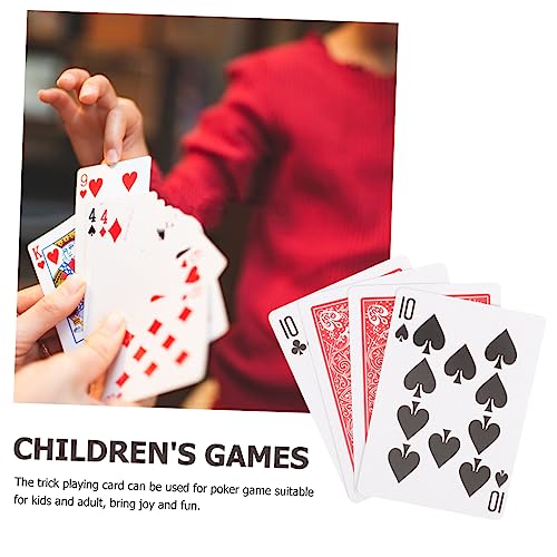 Toddmomy 4 Stück Kartenspiel Portable Spielkarten Vielseitig für Poker Party Spiele mit Robustem Papiermaterial Langlebig und Einfach zu Transportieren – Bild 3