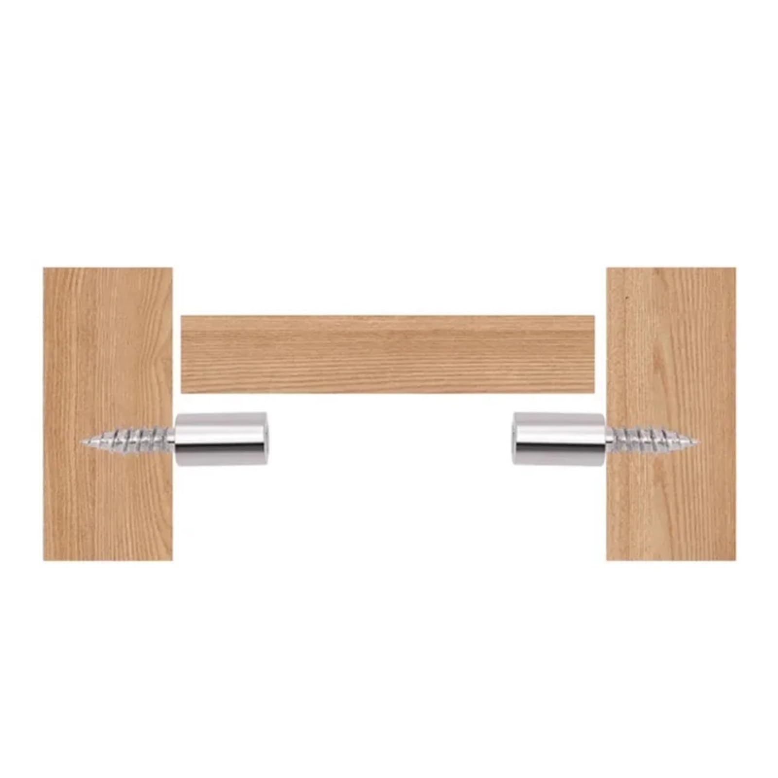 50 Set Di Viti Autofilettanti, Chiodo For Telaio Dell'armadio, Può Supportare Il Ripiano In Vetro, Vite Con Manicotto Antiscivolo Trasparente Accessori Hardware(50 Set)