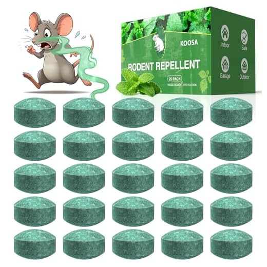 Peppermint Oil Mouse Repellent Balls, 25 Pack