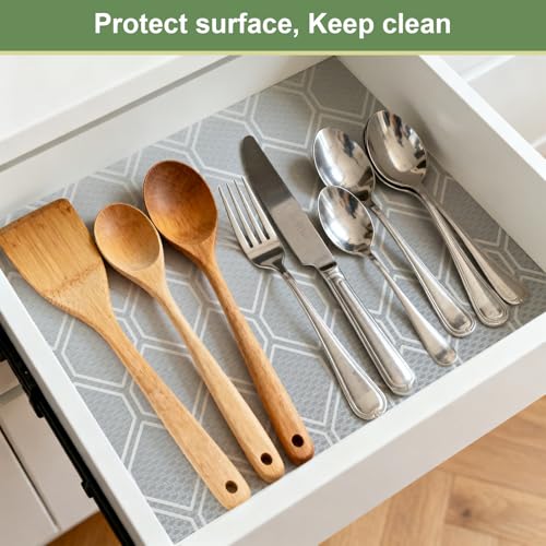 50% Off KIMERSE Waterproof Shelf Liner for Kitchen & Fridge