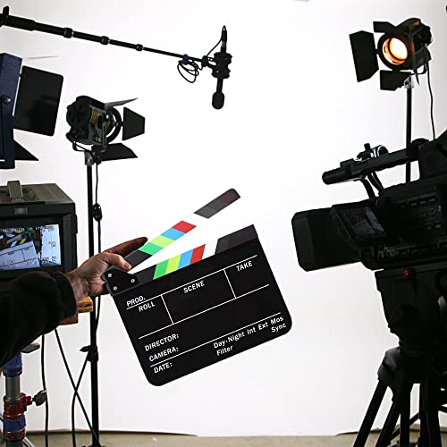 Acrilico Regista Scene Clapperboard, Xpsirny Film
