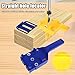 Precision Drilling Locator Tool, Straight Hole Woodworking Handheld for Furniture Wood Tenon Board Connections