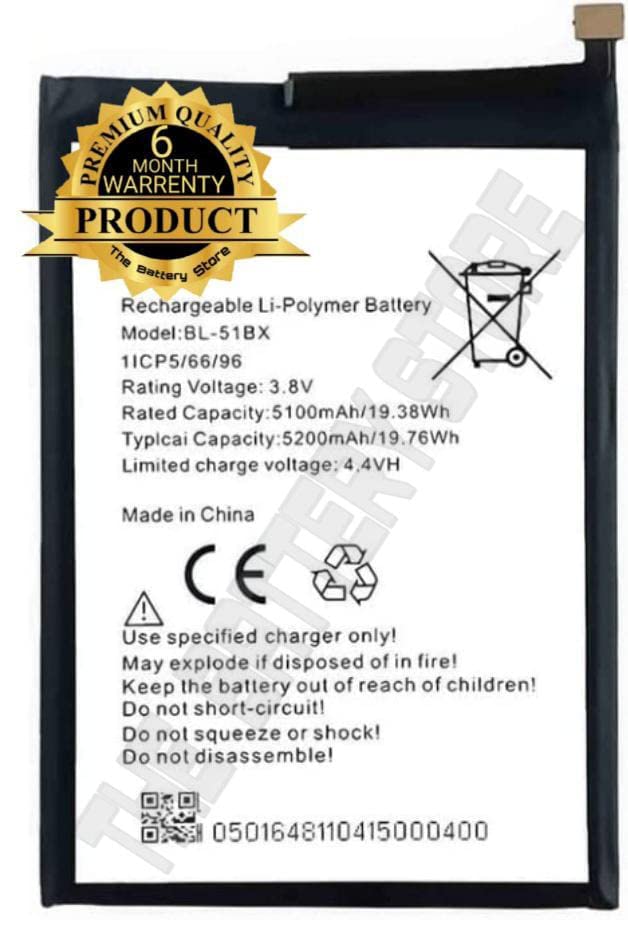 Image of Original BL-51BX Battery for Infinix Note 8 X692 / 8i X683 / Hot 10 X682 / X682B / X682C Battery with 6 Months Warranty** (P40)