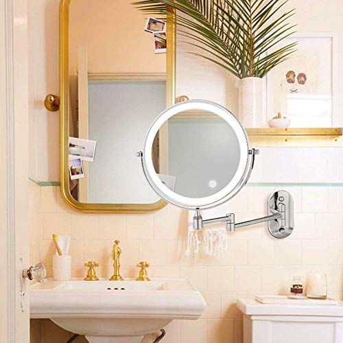 Miroir double face à grossissement 7X pour corriger les reflets flous - 7