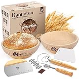banneton bread proofing basket set of 2