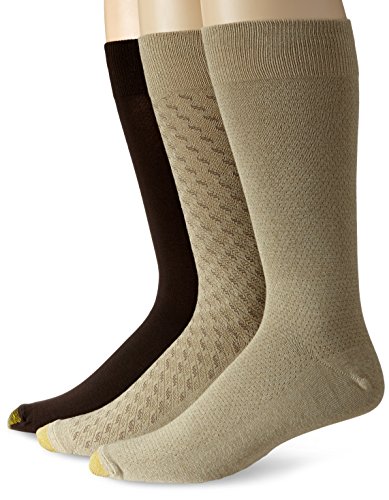 Gold Toe Men's Fashion Pack L Crew Extended Sock