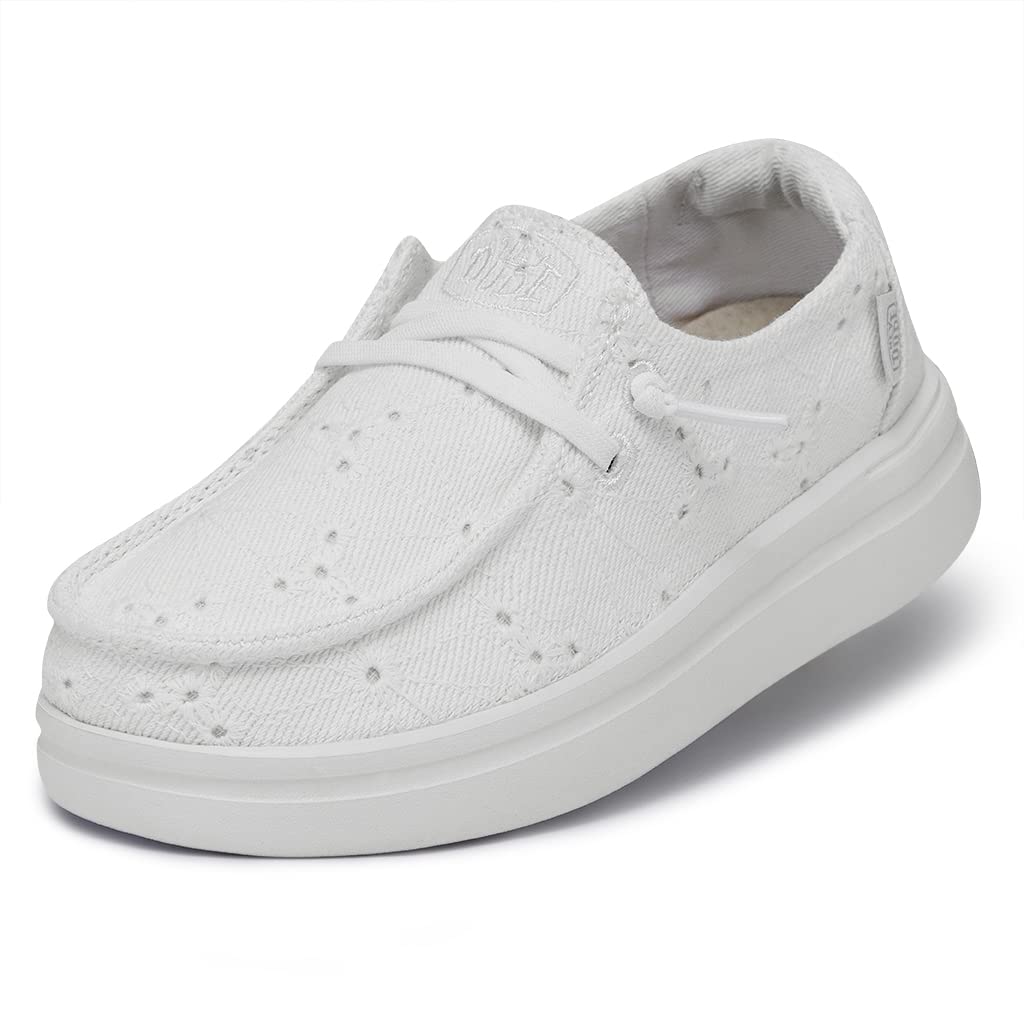 Hey Dude Wendy Youth Rise Eyelet, Scarpe Slip-On per Bambine e Ragazze