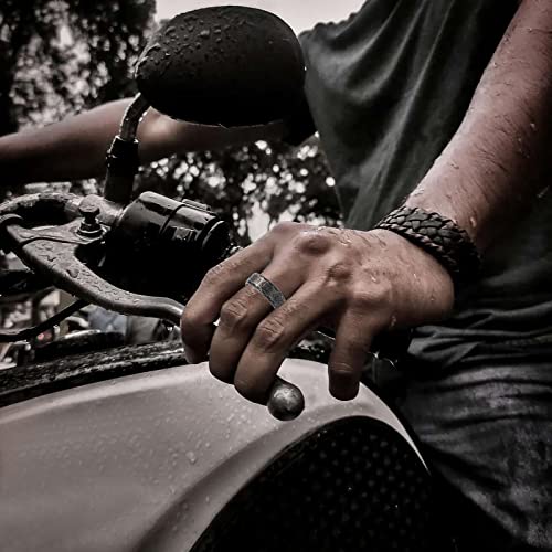 Viking Rings for Men Norse Viking Raven Runes Vegvisir Compass Amulet Ring Jewelry for Men Women Boys Size 7-134